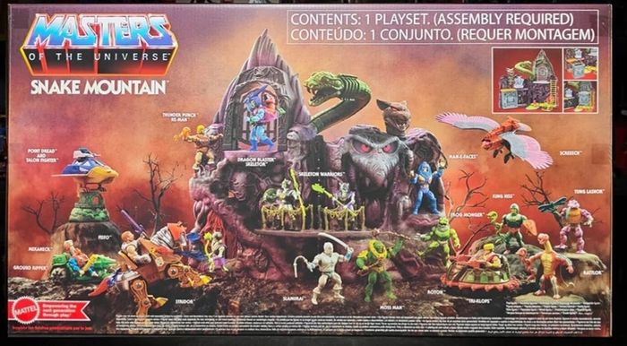Mattel Masters of the Universe Origins Snake Mountain 2023