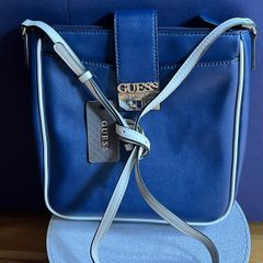 Navy Satchel/Cross Body (BNWT) - Guess