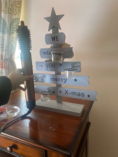 Xmas tree shape tea light holder
