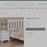 Lily Double bed frame and matching bedside locker Image 5