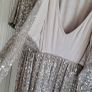 SERAPHINE Luxe Maternity Sparkle Tie-Knot Front Sz 12 (Rrp 79 Sterling) Image 5