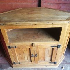 wooden corner cabinet