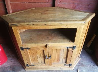 wooden corner cabinet