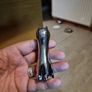 Vintage Chrome Salt And Pepper Shakers Cats Cruet Set Image 3