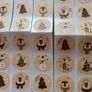 Bundle of rustic Christmas stickers and mini bows Image 6