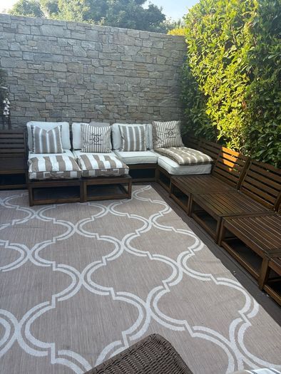 Ex display XXL 320 x 240cm indoor/outdoor rug in oatmeal