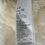 topshop size 8 lace top with scallop ending Image 9