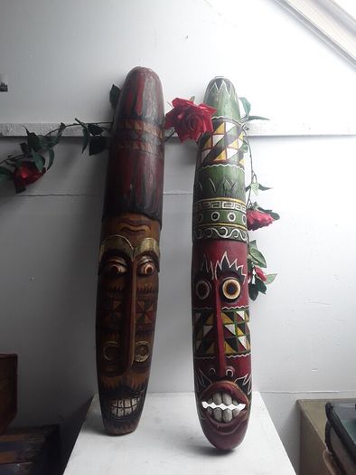 Vintage African tribal masks