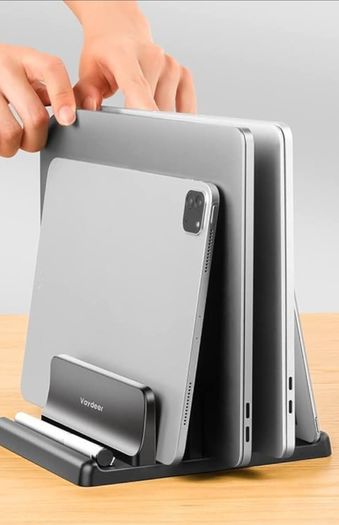 Vertical laptop stand