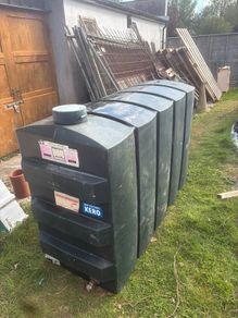 Rectangular oil tank 1100 litres - 260 gallons