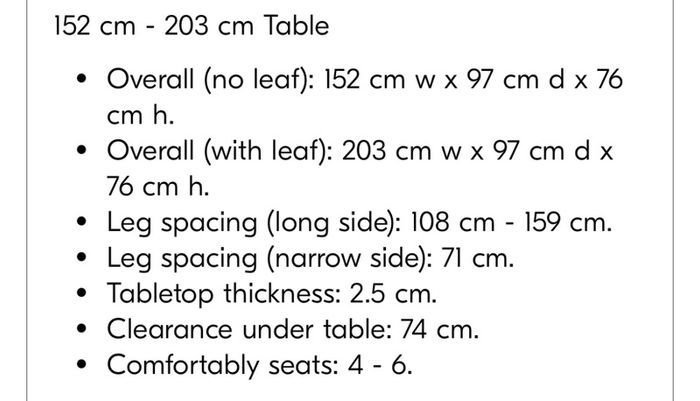 West Elm extendable dining table - mid-century