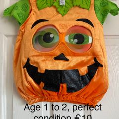 Halloween costume, size 1 to 2, perfect condition