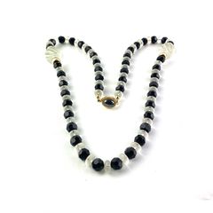 Art Deco Style Glass Beaded Necklace