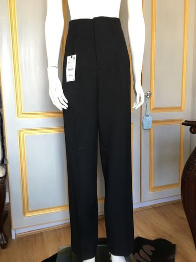 Zara high waisted trousers, new, size M