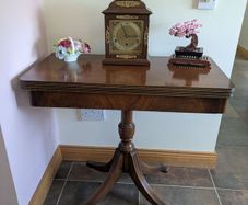Regency Style Mahogany Card Table