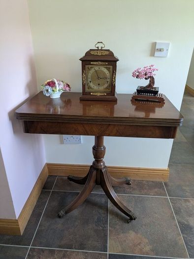 Regency Style Mahogany Card Table