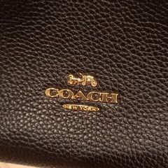 Coach "Edie" Turn-Lock Pebble Leather Bag / NEW