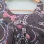 M&S Marks and Spencer Limited Collection Brown & Grey Dress Age 11 yrs Image 2