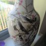 hand painted vase 48cm Image 2