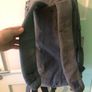 Kaukko grey canvas denim duffel bag backpack rucksack with laptop compartment Image 3
