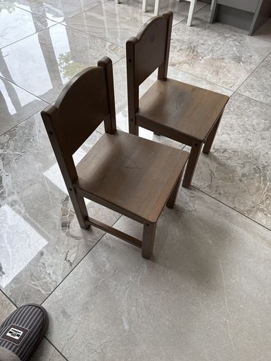 Two IKEA kid chair  free collection