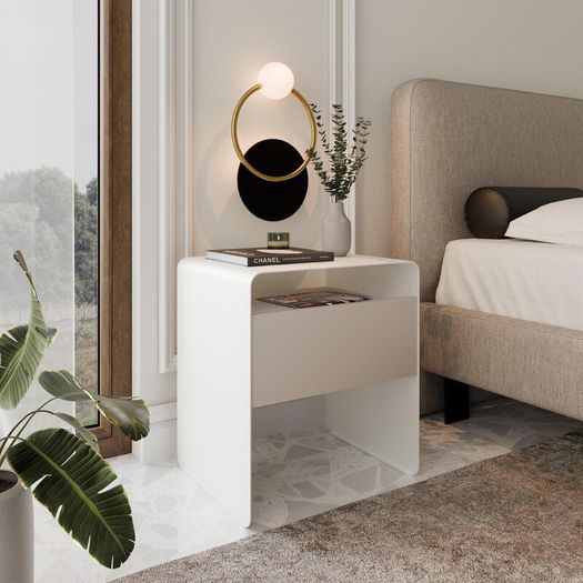 Mono Minimalist Bedside Table with Drawer