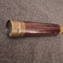 Vintage brass and wood telescope Image 7