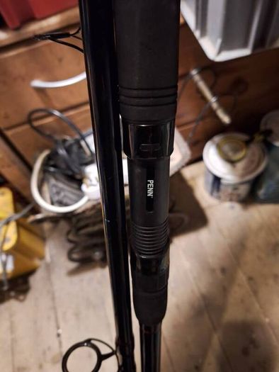 Penn squadron II 14 ft rod and penn rival 7000 reel