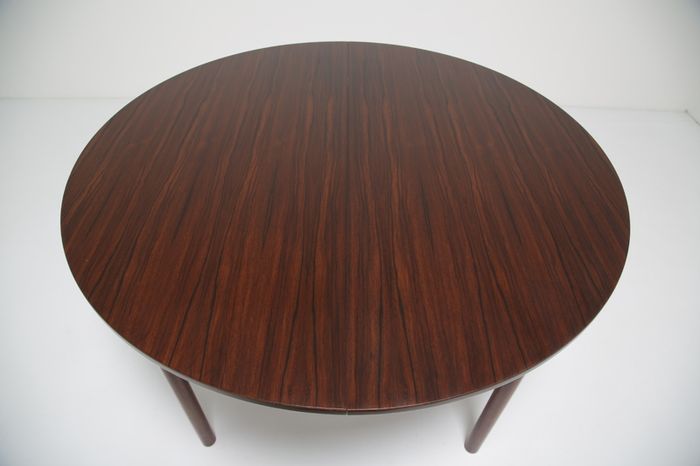 Vintage Rosewood Dining Table & 6 Dining Chairs Set by Tom Robertson for McIntosh, 1960s