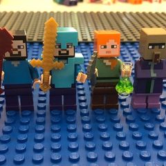 70+ lego mini figures plus accessories
