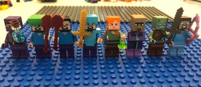70+ lego mini figures plus accessories