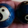 Shouxig Chinese Iron Baoding Balls Red Dragon Design. Vintage Meditation Balls. Image 10