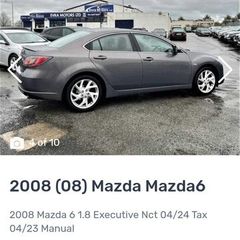 2008 Mazda 6 1.8 Executive Petrol