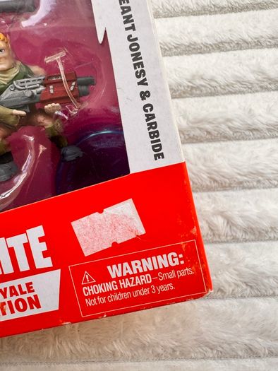Fortnite Battle Royale Collection Sergeant Jonesy And Carbide Mini Figures Damaged Box Please see photos