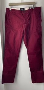 Lyle & Scott vintage skinny fit jeans colour claret jug size 36/32 New