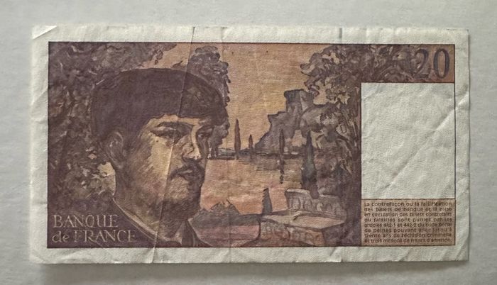 France 20 Francs 1997 Banknote