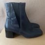 Rizzoli Navy Leather Boots Image 2