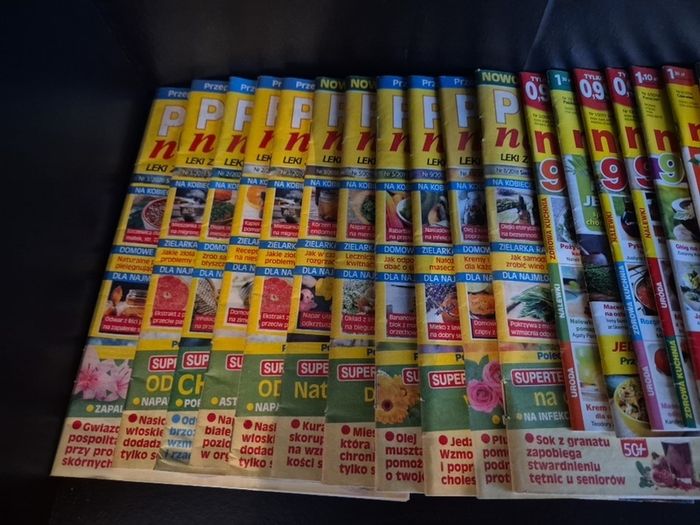 Przepis na Zdrowie 30 Magazines for Healthy Homemade Medication and Food in Polish