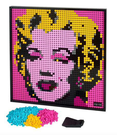 LEGO Andy Warhol's Marilyn Monroe Full Set Of 4 Mosaics All Sets Are Brand New Sealed Retired Product