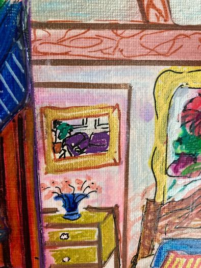 Framed Original Painting  Original Gift Interiors Art