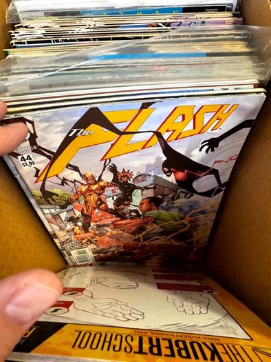 DC Long Comic Box w 250 comics for Sale (2)