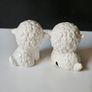Vintage Novelty Cruet Set Little Lamb Shakers Image 4