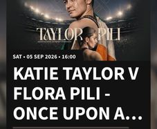 Katie Taylor vs Flora Pili Tickets Pair Seated Tog