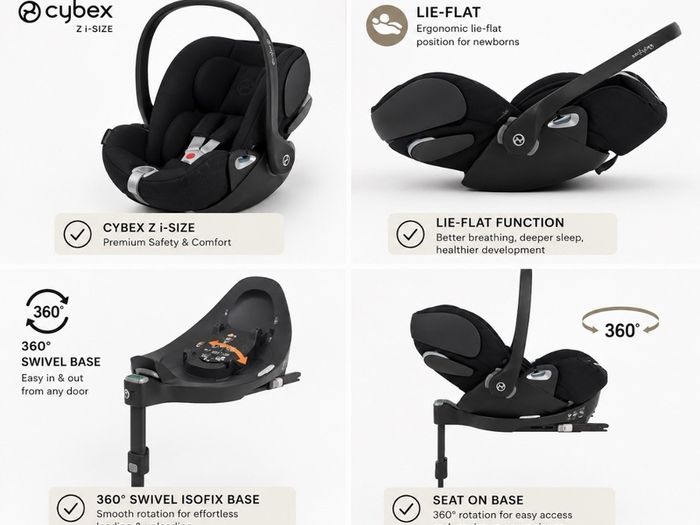 Cybex Car seat and 360 swivel isofix