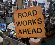 Vintage Road Sign
