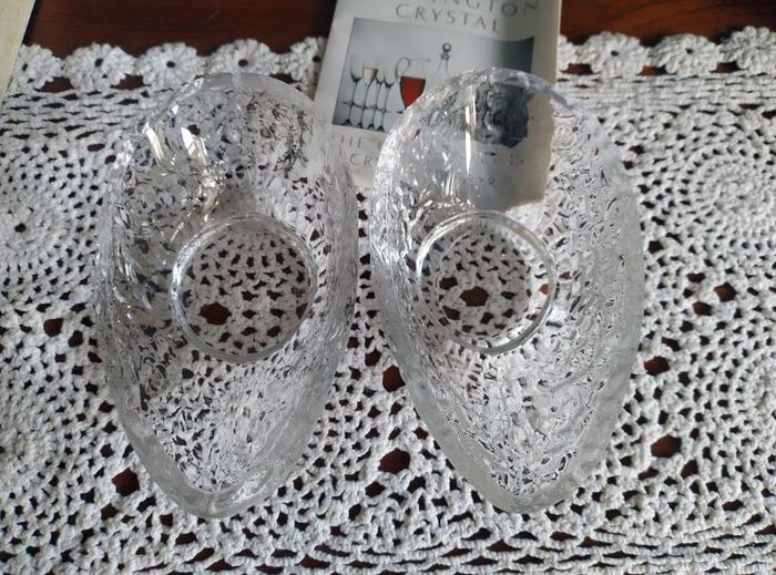 Dartington Crystal, Avocado, dishes, original boxed
