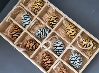 Natural Pinecone Christmas Decorations