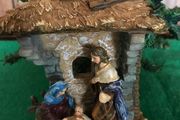 New Nativity Stable with Holy Family