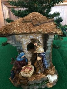 New Nativity Stable with Holy Family