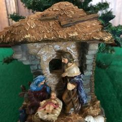 New Nativity Stable with Holy Family